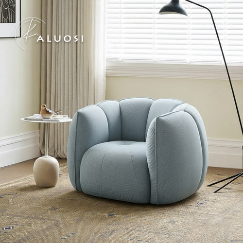 个性南瓜单人位沙发卧室客厅懒人沙发现代简约复古风创意休闲沙发