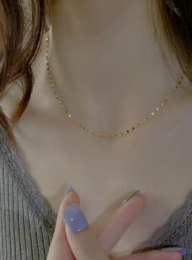 素链项链钛钢不掉色女