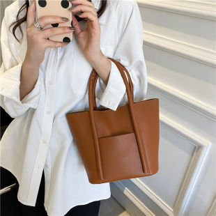 简约上班通勤肩包 小众设计高级感大容量质感手提包包女2023新款