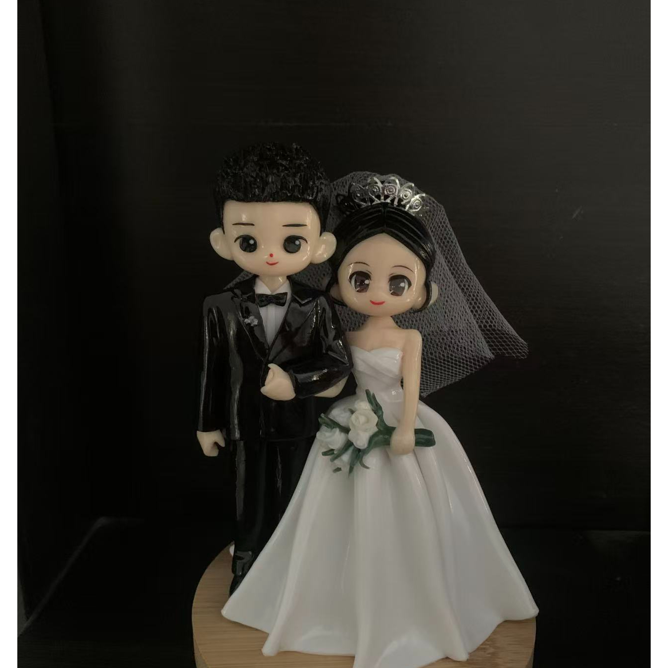 盲盒手工软陶q版人偶定制粘土黏土情侣结婚毕业生日礼物石塑玩偶