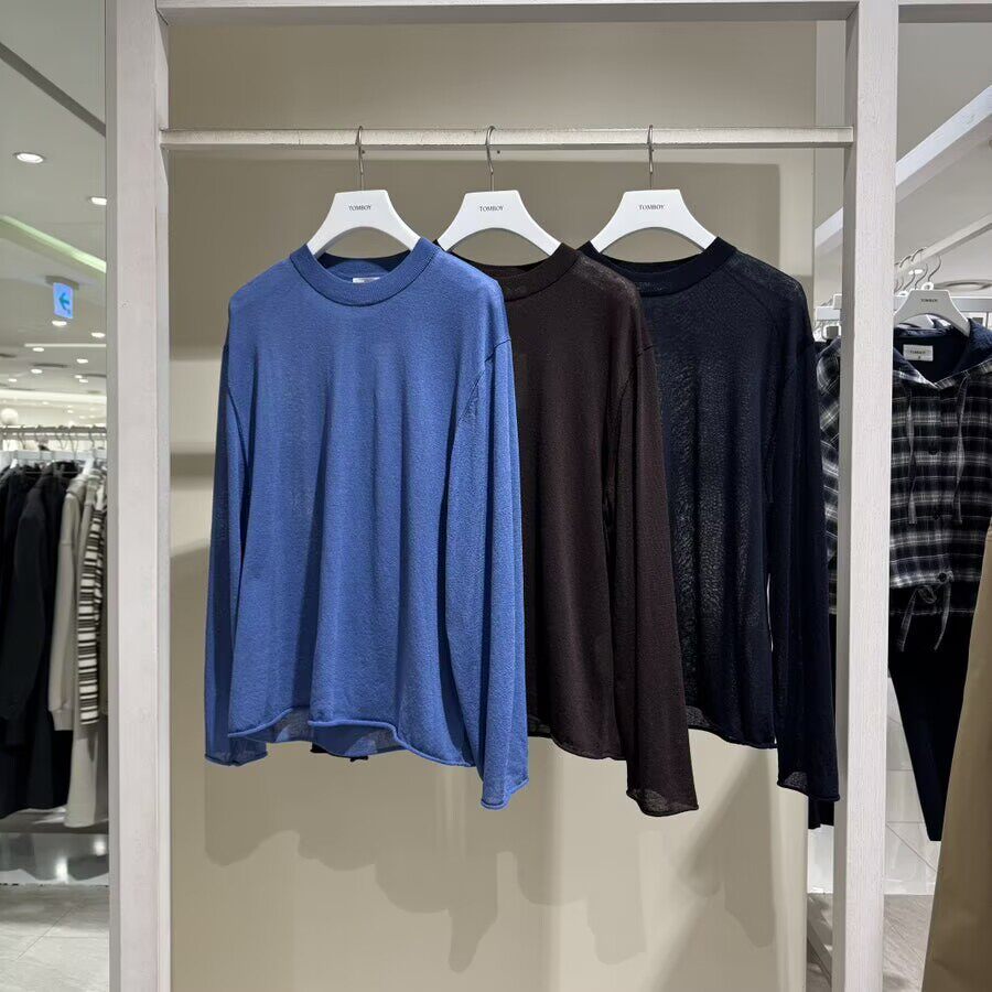 时尚可可 TOMBOY韩国代购26夏 纯色针织衫 91062-52209