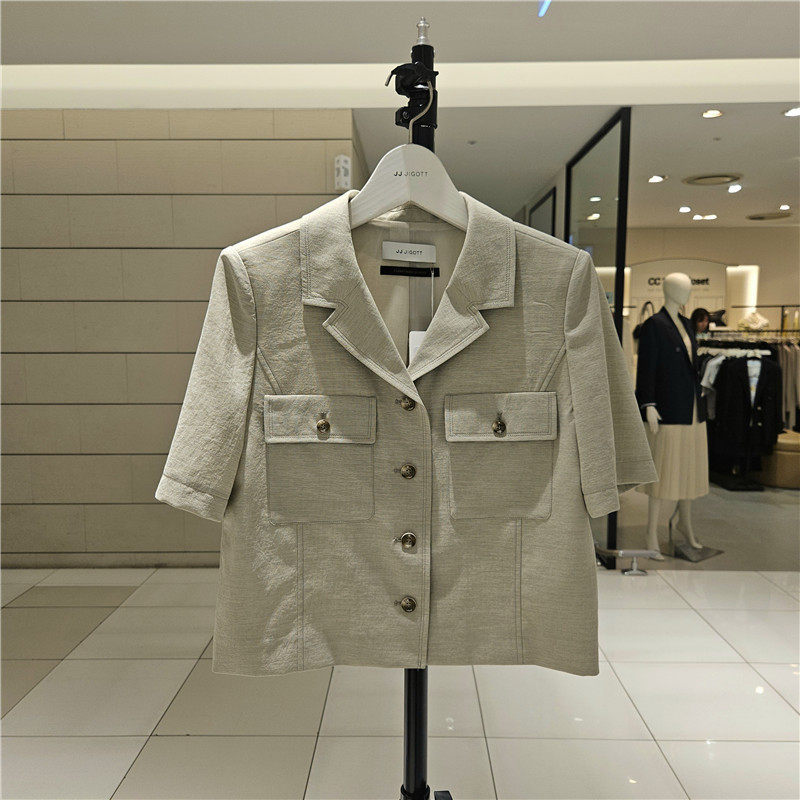 时尚可可 JJ JIGOTT韩国代购26夏 短袖西服 GS5-A0-JKJ72