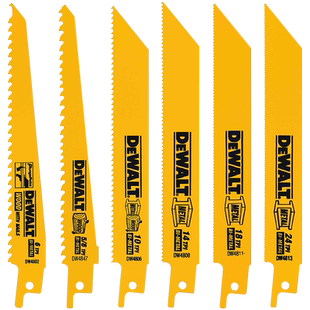 美国得伟进口马刀锯条往复锯锯条DW4808金属管木材铁皮PVC切割片