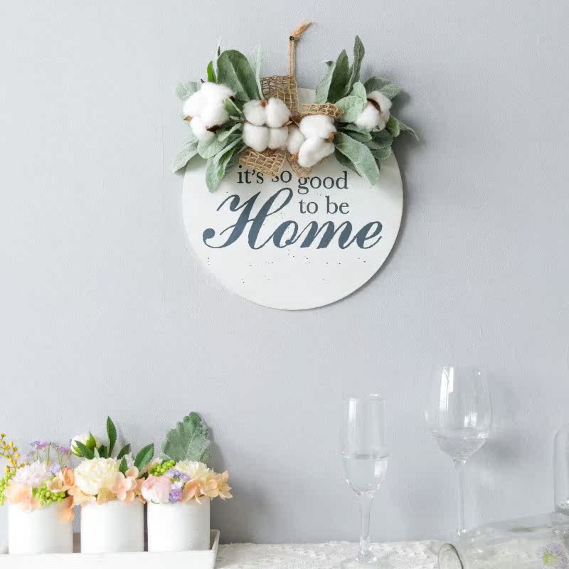 阿楹 ins风创意干花绿植墙面装饰 墙上挂件门饰玄关北欧墙壁挂饰|ruв категории Домашний быт, роспись - от Buy2taobao.com для оказания профессиональной услуги покупки агента Taobao