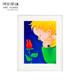阿斯蒙迪沈敬东亲签小王子版 画卧室玄关客厅挂画治愈儿童房装 饰画