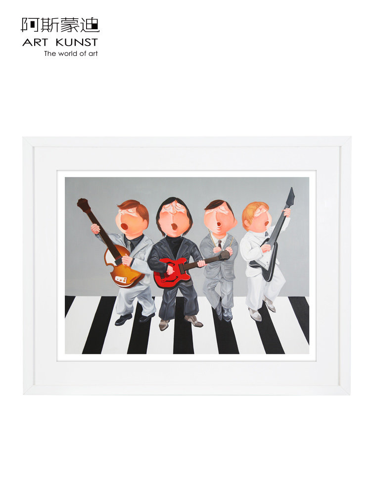 吴琼《甲壳虫》限量艺术版画原创客厅装饰画玄关高级感轻奢定制