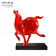 阿斯蒙迪青铜红马摆件马生日生肖礼品高端商务礼欧式 客厅家居摆件
