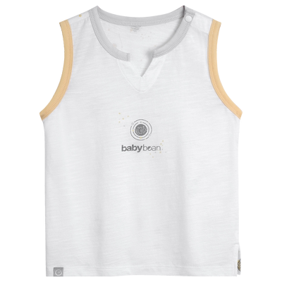 亲豆婴儿男童纯棉薄款背心