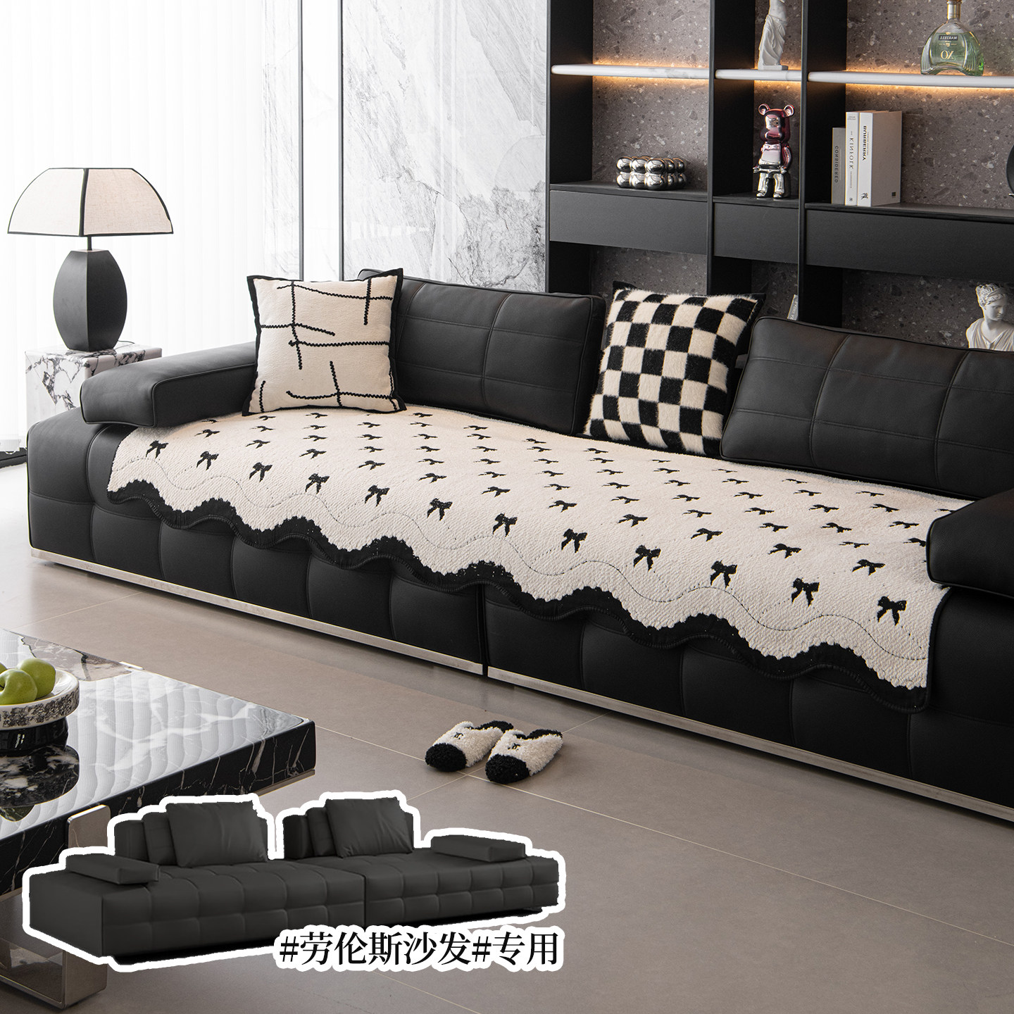 劳伦斯沙发垫真皮沙发专用垫轻奢高级感四季通用2025新款盖布防滑,居家布艺,沙发垫,淘宝优惠券,粉丝福利购,淘宝优惠卷