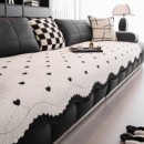 毛绒沙发垫直排高级感沙发盖布2025 后构想秋冬季 李佳琦直播间