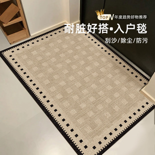 地垫入户门垫轻奢高级进门耐脏防滑可擦免洗新款 家用玄关蹭土脚垫
