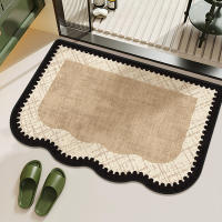 Antique bathroom floor MATS, water-absorbing and anti-slip foot MATS, washbasin MATS, special carpets for toilet doors, quick-drying thumbnail 7