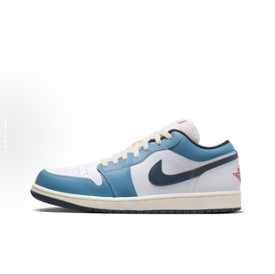耐克Nike Air Jordan 1 Low AJ1海军蓝低帮复古篮球鞋HM3711-144