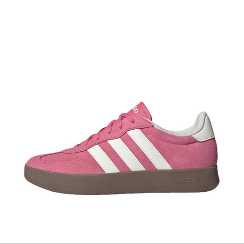 阿迪达斯adidas Barreda 2.0舒适百搭低帮板鞋女款粉色JQ4237