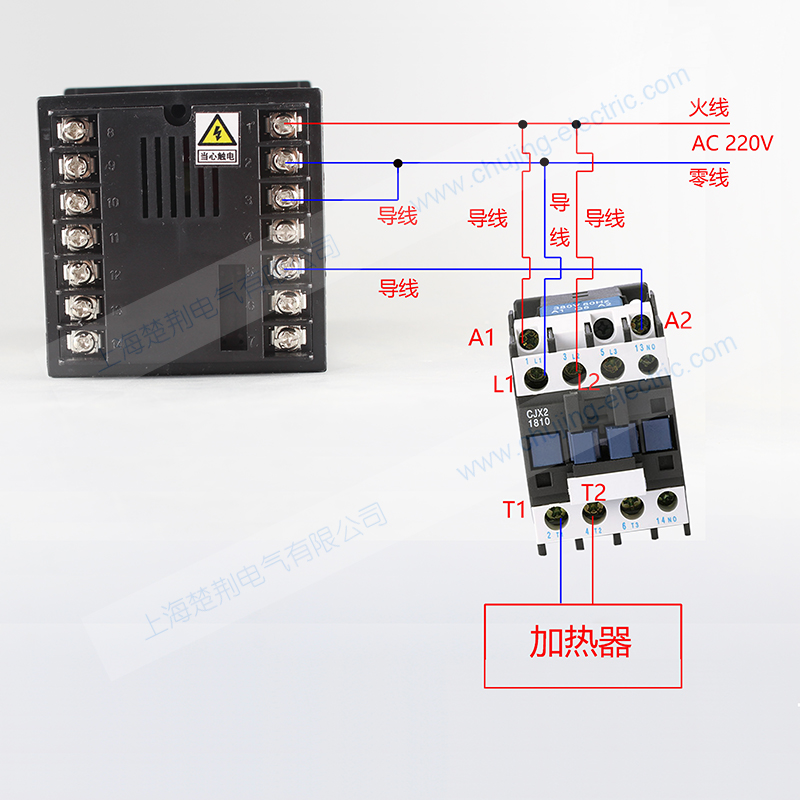 CJ-0302温湿度控制器220V带传感器 大棚秧苗温湿度计 数码管显示