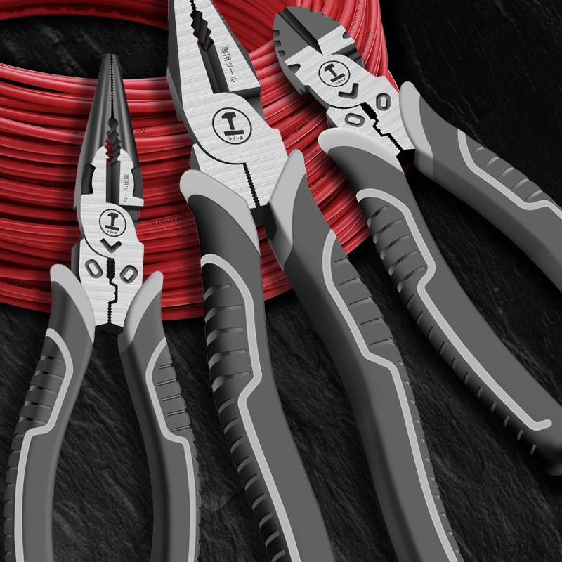 绿林老虎钳省力大全o多功能手钳子家用工具万用钳子钢丝钳电工