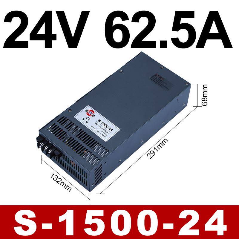 明纬S-1500-24V60A大功率48V30A开关电源36V40A工业12V125A变压器