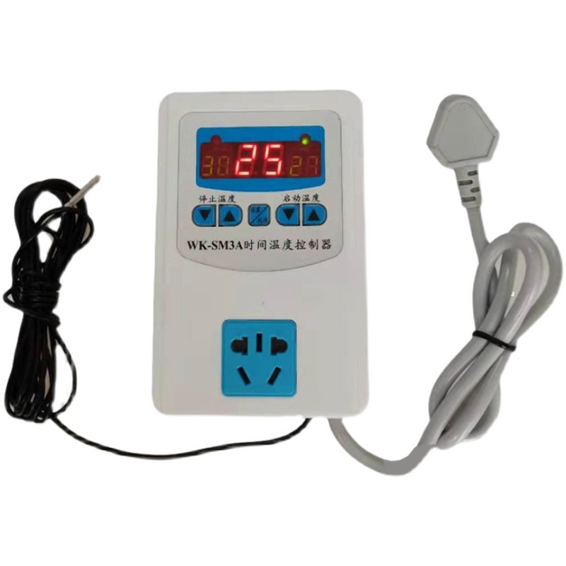 WK-SM3A时间温度控制器 养殖 育雏大棚 保温箱温度器 定时开关