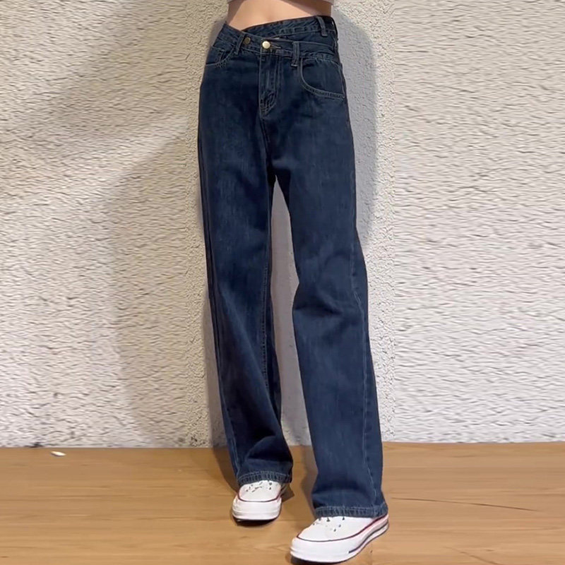 清货 加绒牛仔裤子女今年流行爆款秋冬季梨形身材高腰宽松直筒裤,女装/女士精品,大码裤装,淘宝优惠券,粉丝福利购,淘宝优惠卷