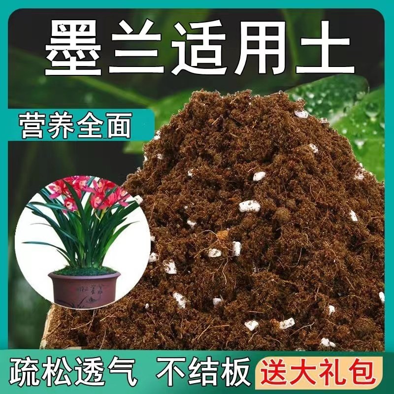 墨兰专用土养花营养土疏松透气弱酸性椰糠花土盆栽花卉营养土批发