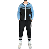 21新款春季机能工装夹克套装男开衫连帽帅气潮流搭配一套F197P80，男装卫衣，电商A086