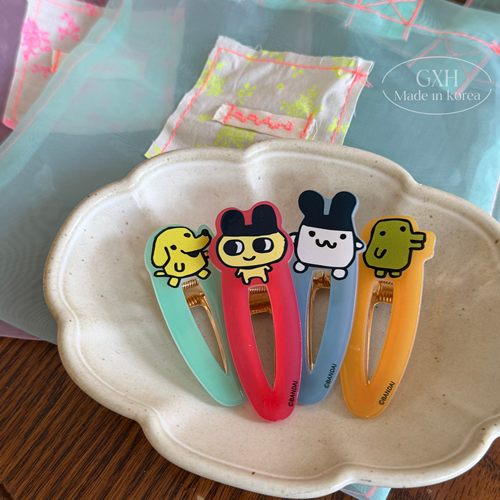 拓麻歌子电子宠物发夹卡通侧边夹