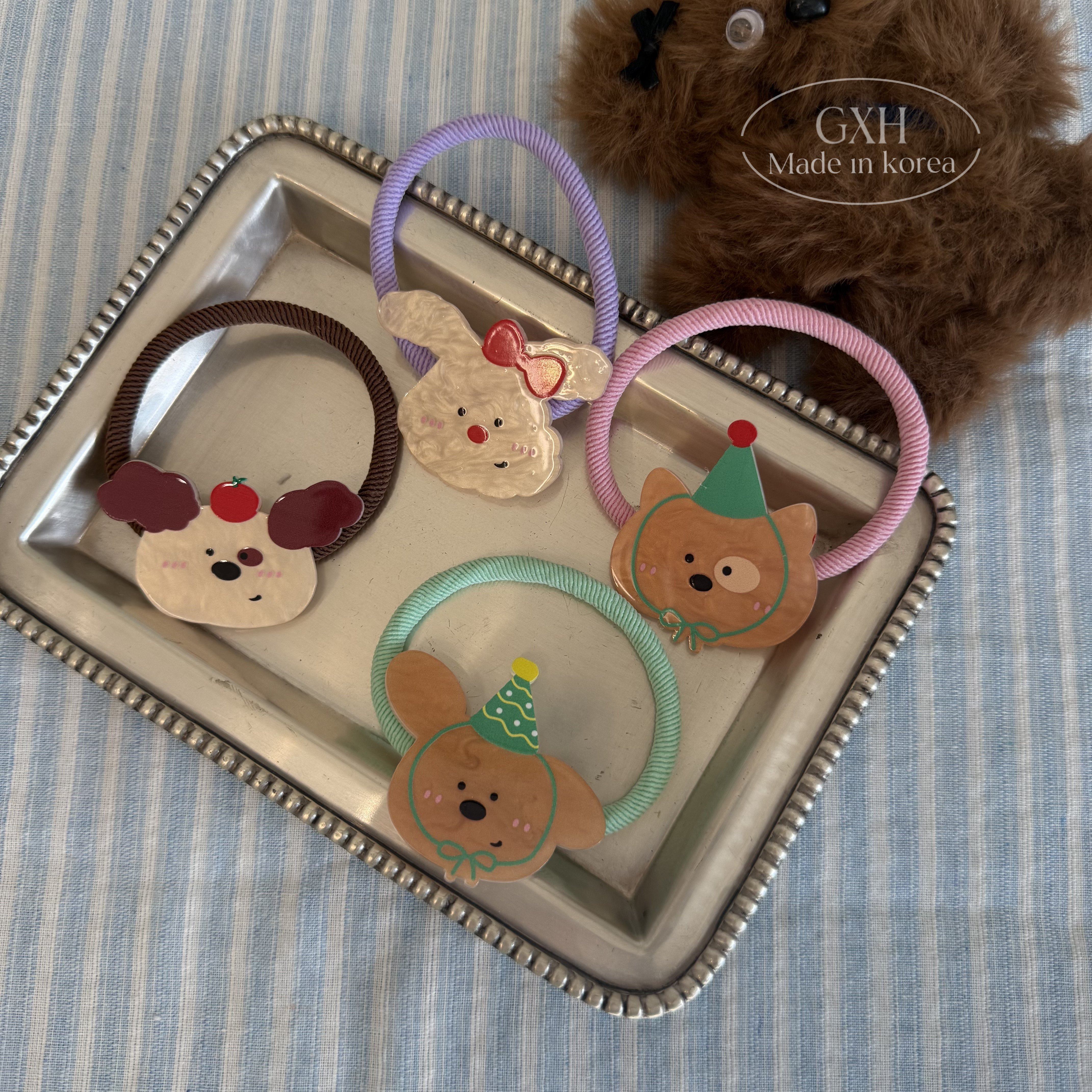 可爱卡通小动物彩色头绳减龄少女心发绳女童发圈狗狗童趣皮筋发饰,童装/婴儿装/亲子装,发饰,淘宝优惠券,粉丝福利购,淘宝优惠卷