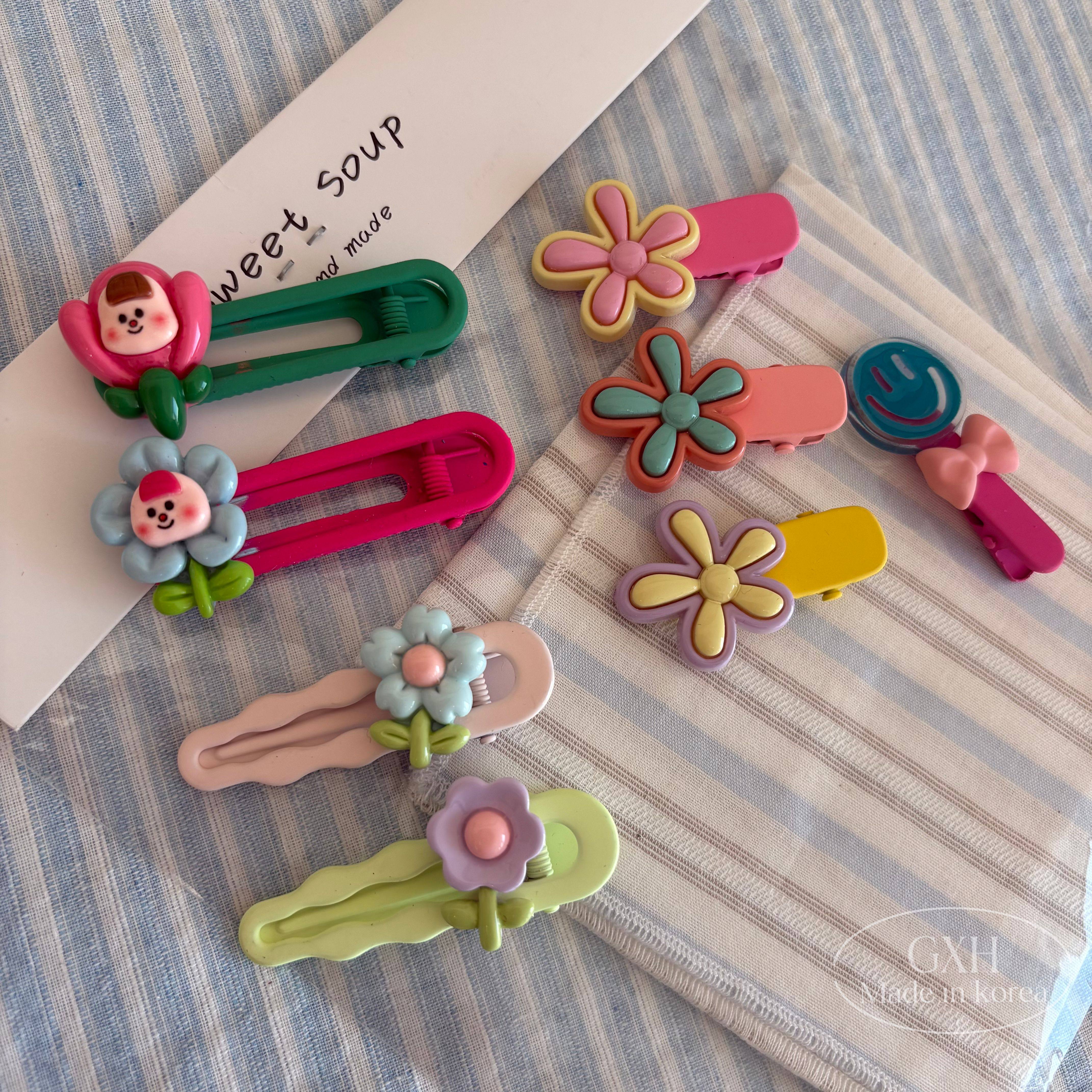 可爱彩色花朵小动物笑脸鸭嘴夹椭圆水滴一字夹磨砂糖果色女童发饰,童装/婴儿装/亲子装,发饰,淘宝优惠券,粉丝福利购,淘宝优惠卷