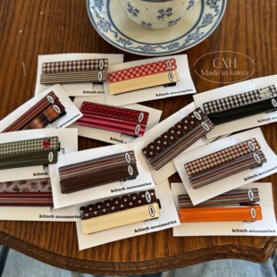 包邮韩国进口kitsch新款废土风色系流行配饰组合鸭嘴夹精致发饰女