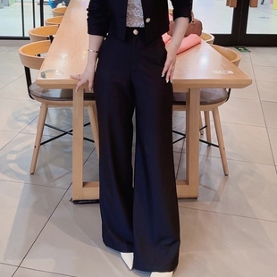 2025新款高级感气质显瘦时尚西装外套高腰设计阔腿裤