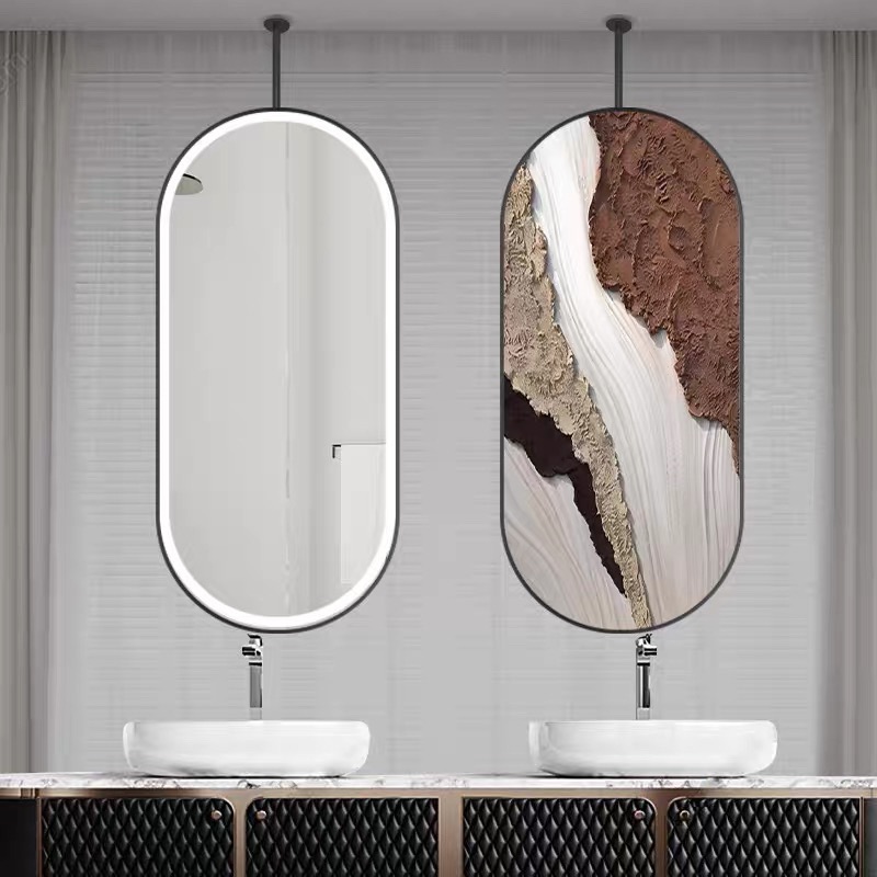 卧室梳妆台智能发光化妆镜吊镜