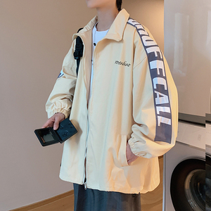 宽松外套男港风潮流ins衣服秋季潮牌夹克休闲上衣JK04110-P55图片