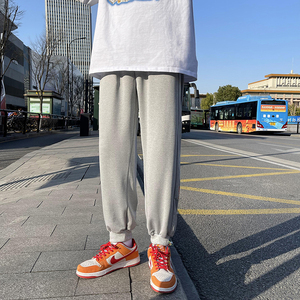 秋季卫裤男韩版潮流宽松束脚休闲九分裤ins港风潮牌裤子X0911-P30图片