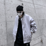 欧美简约炸街飞行夹克男潮牌街头痞帅宽松秋外套棒球服JK008-P58，男装夹克，星座308B-1