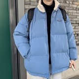 棉服男潮牌冬季加厚韩版羊羔毛立领外套帅气ins港风棉袄MY034-P80，男装棉衣，星座308B-1
