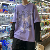 假两件卫衣男港风潮流韩版宽松秋季休闲套头衫外套MY089-P35，男装卫衣，星座308B-1