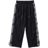 潮牌复古腰拼接束脚卫裤男嘻哈宽松bf百搭休闲裤K02109-P45，男装休闲裤，星座308B-1