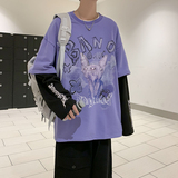 假两件卫衣男港风潮流韩版宽松秋季休闲套头衫外套MY089-P35，男装卫衣，星座308B-1