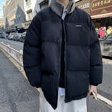 棉服男潮牌冬季加厚韩版羊羔毛立领外套帅气ins港风棉袄MY034-P80，男装棉衣，星座308B-1