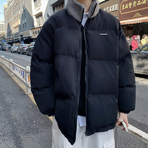 棉服男潮牌冬季加厚韩版羊羔毛立领外套帅气ins港风棉袄MY034-P80图片