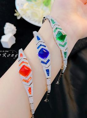 宝家气质芬达钻糖塔切工轻奢彩宝