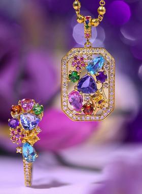 网红秘密花园套装浪漫炫彩彩宝