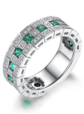 Tiktok小众设计复古满钻宽版男女