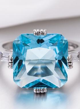 臻荣ebay新款热卖镶嵌浅海蓝色