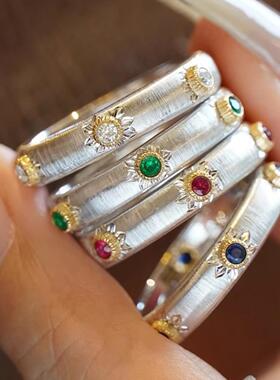 意大利织纹雕金工艺手工拉丝