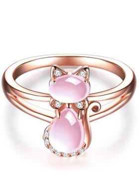 臻荣欧美热卖镀玫瑰金合成粉水晶