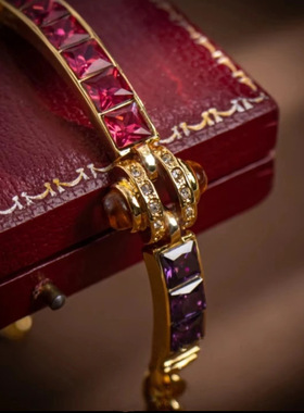 vintage中古风英产经典双色古董