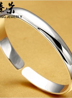 韩国女款镀银手镯欧美环保铜电镀