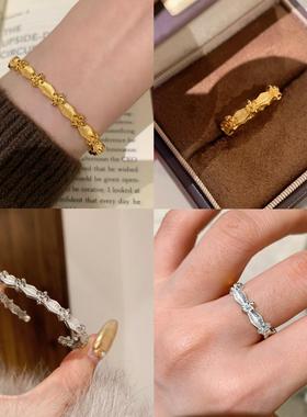 意大利布契风织纹雕金蕾丝鸢尾花