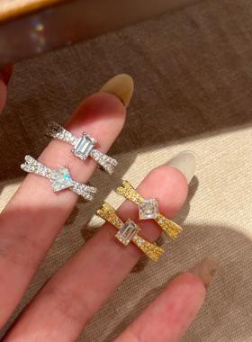 时尚轻奢浪漫星辰小冰糖戒指日常